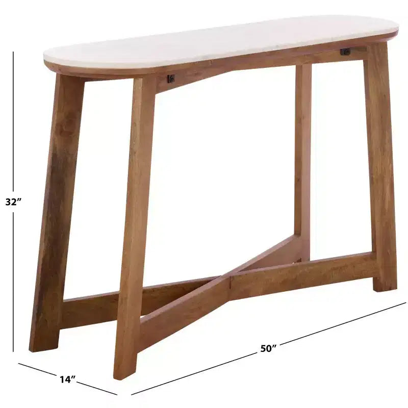 Shina Oval Console Table - CNS3708 - Safavieh