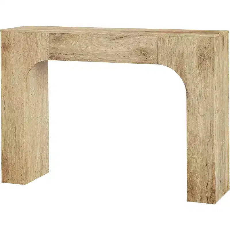 43/47 Farmhouse Console Table, Narrow Wooden Entryway Table for Behind Couch, Slim Rustic Hallway Furniture for Living Room, Foyer, Apartment