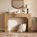 43/47 Farmhouse Console Table, Narrow Wooden Entryway Table for Behind Couch, Slim Rustic Hallway Furniture for Living Room, Foyer, Apartment