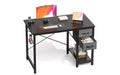 TUYOHW 40/47 Computer Desk with Storage Drawers,Modern Work Desk with Open Shelf & Side Hooks,Writing Desk for Home Office Dorm Studying Room