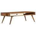 vidaXL Coffee Table 43.3x19.7x13.8 Solid Acacia wood
