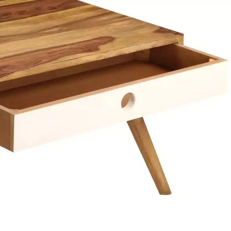 vidaXL Coffee Table 43.3x19.7x13.8 Solid Acacia wood