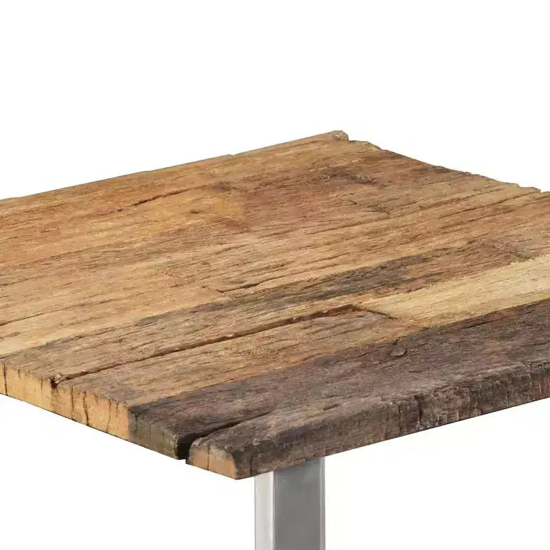 vidaXL Coffee Table Solid Reclaimed Wood 21.7x21.7x15.7