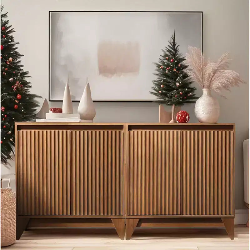 KOLIGEY 32 Tall 2 - Door Accent Cabinet With Adjustable Shelf