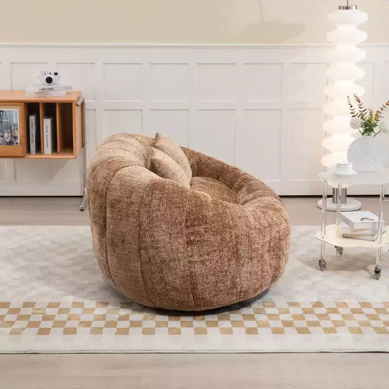 Okak Bean Bag Chair with High Back, Durable Comfy Bean Bag Sofa Lazy Sofa Chair, Accent Floor Soft Lounge Chair for Adults&Kids