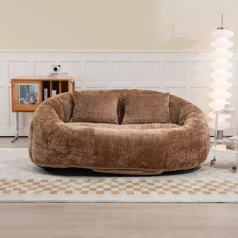 Okak Bean Bag Chair with High Back, Durable Comfy Bean Bag Sofa Lazy Sofa Chair, Accent Floor Soft Lounge Chair for Adults&Kids