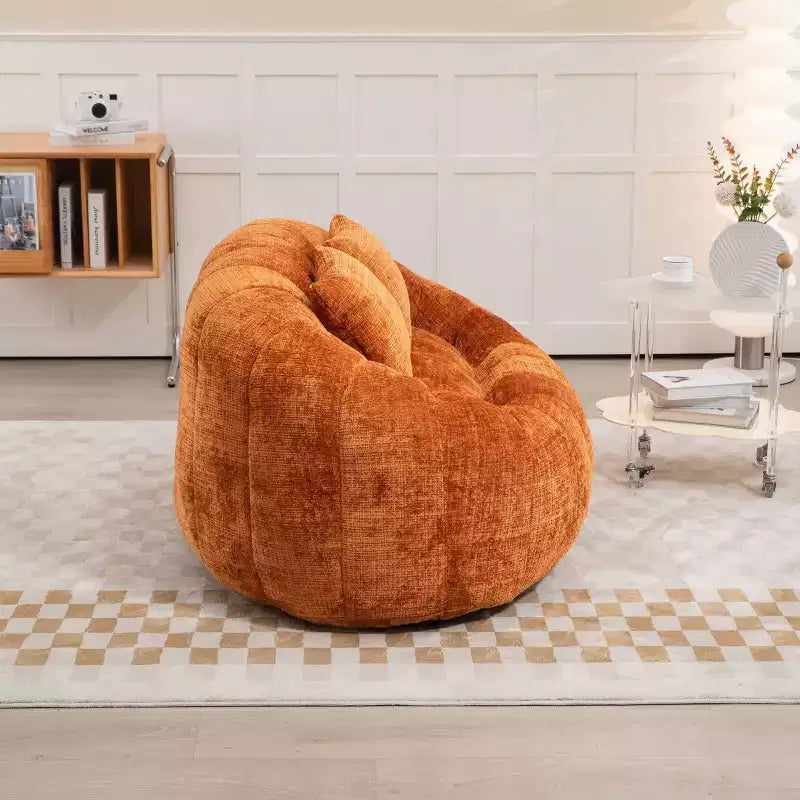 Okak Bean Bag Chair with High Back, Durable Comfy Bean Bag Sofa Lazy Sofa Chair, Accent Floor Soft Lounge Chair for Adults&Kids