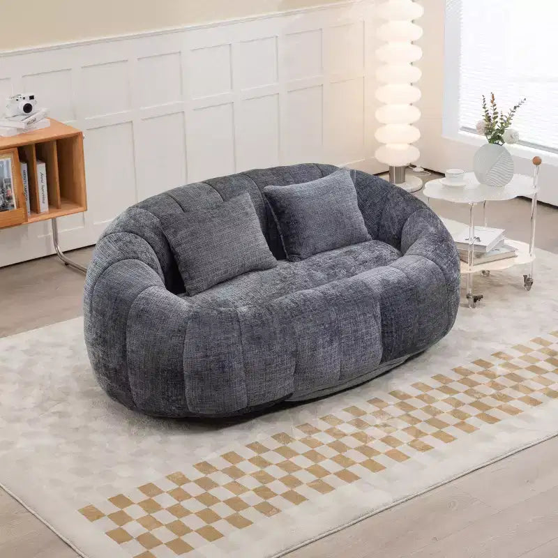 Okak Bean Bag Chair with High Back, Durable Comfy Bean Bag Sofa Lazy Sofa Chair, Accent Floor Soft Lounge Chair for Adults&Kids