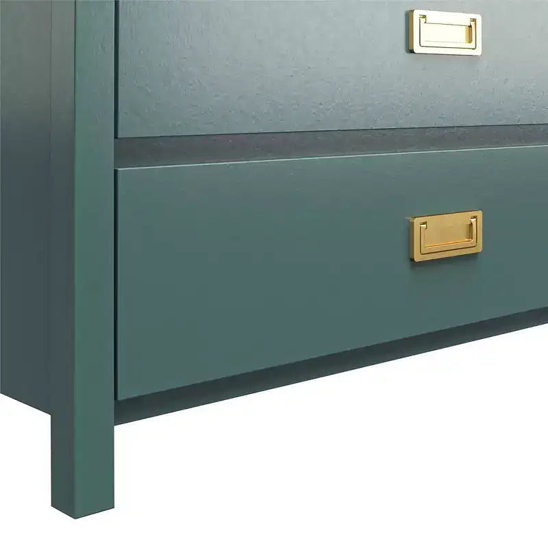 GDFStudio Harper 5-Drawer Manufactured Wood Dresser