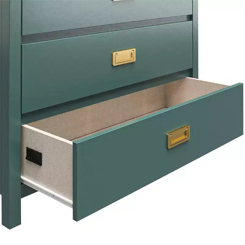 GDFStudio Harper 5-Drawer Manufactured Wood Dresser