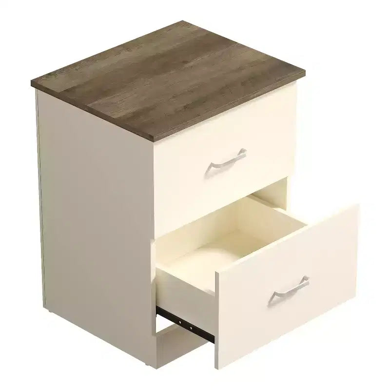 Galano 2-Drawer Nightstands with Storage 18.7 W 15.7 D 23.7 H