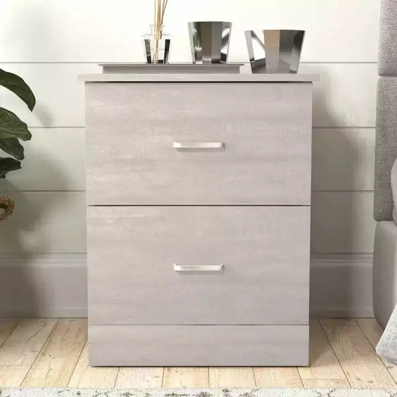 Galano 2-Drawer Nightstands with Storage 18.7 W 15.7 D 23.7 H