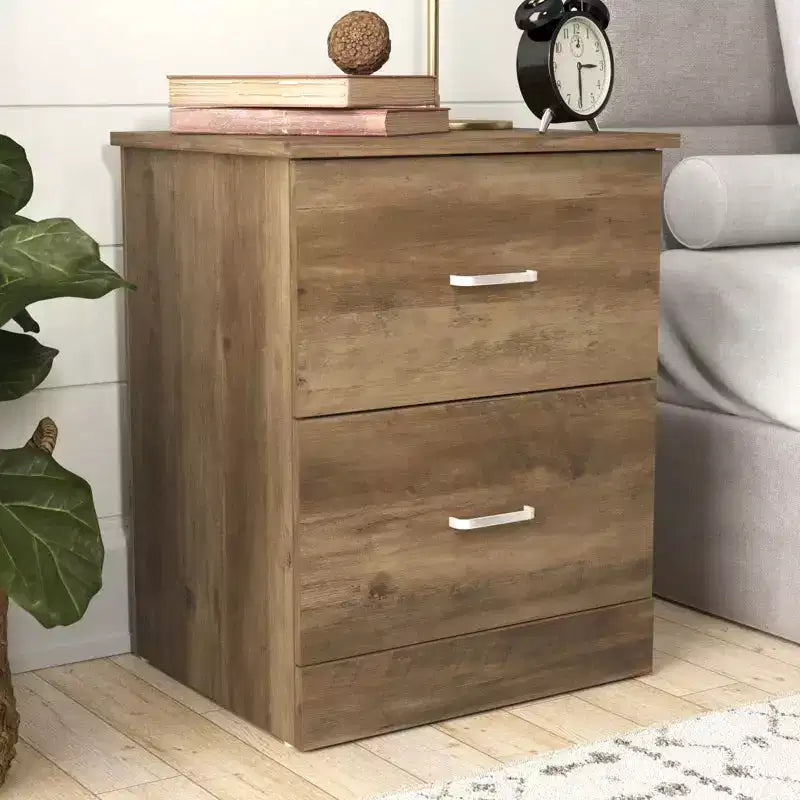 Galano 2-Drawer Nightstands with Storage 18.7 W 15.7 D 23.7 H