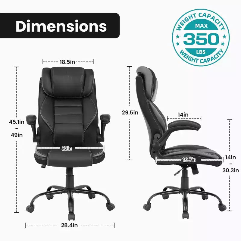 COZONY Ergonomic Office Chair, Adjustable High Back Desk Chair with Headrest and Lumbar Support
