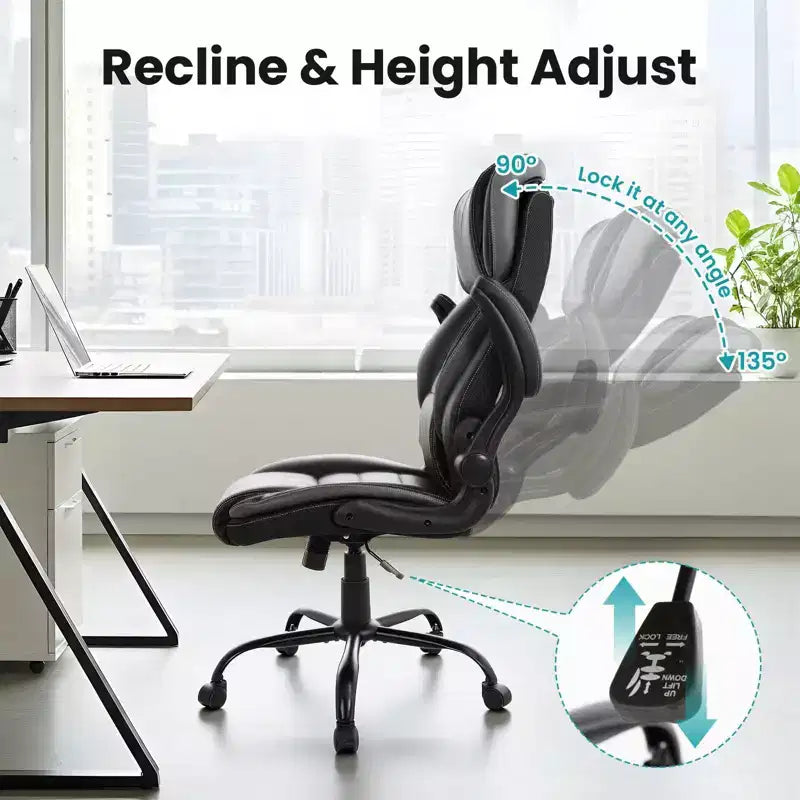 COZONY Ergonomic Office Chair, Adjustable High Back Desk Chair with Headrest and Lumbar Support