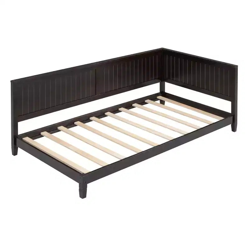 Okak Twin/Full Modern Bed Frame Sofa Bed with Wooden Headboard,Classic Daybed Platform Bed for Bedroom,Kids Room