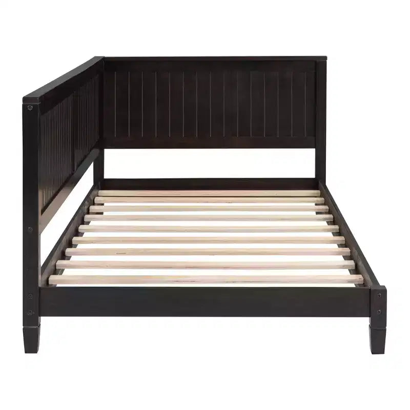 Okak Twin/Full Modern Bed Frame Sofa Bed with Wooden Headboard,Classic Daybed Platform Bed for Bedroom,Kids Room