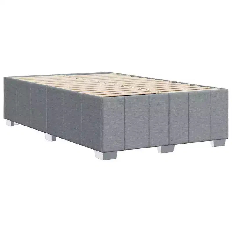 vidaXL Bed FramePolyester, Plywood, Engineered Wood Twin