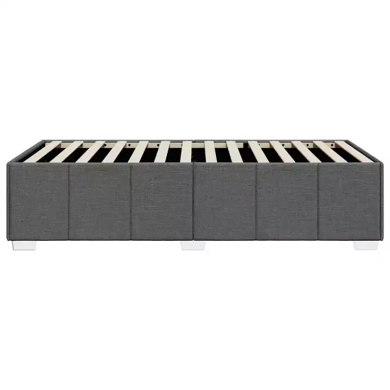 vidaXL Bed FramePolyester, Plywood, Engineered Wood Twin