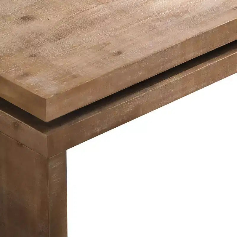TUYOHW 47.6 Modern Industrial Coffee Table,Wooden Center Table for Living Room,Rectangular Cocktail Table with 2-Tier Floating Top