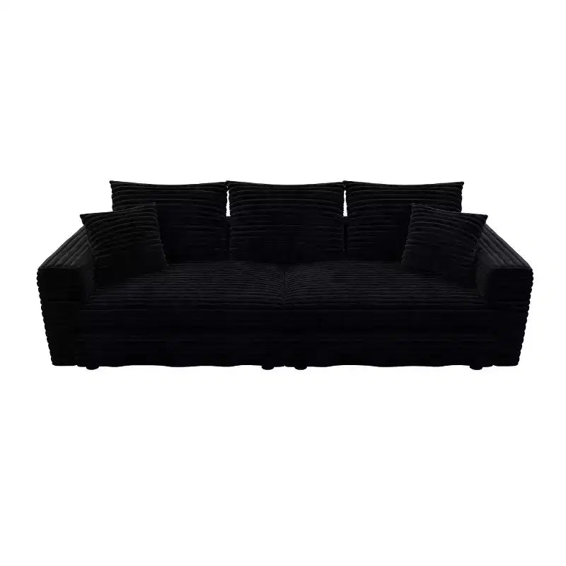 Modular Convertible Sectional Sofa, Deep Seat Couches with Soft Pillows, Modern Cloud Sofa for Living Room, Bedroom, or Apartment-Panipeachy