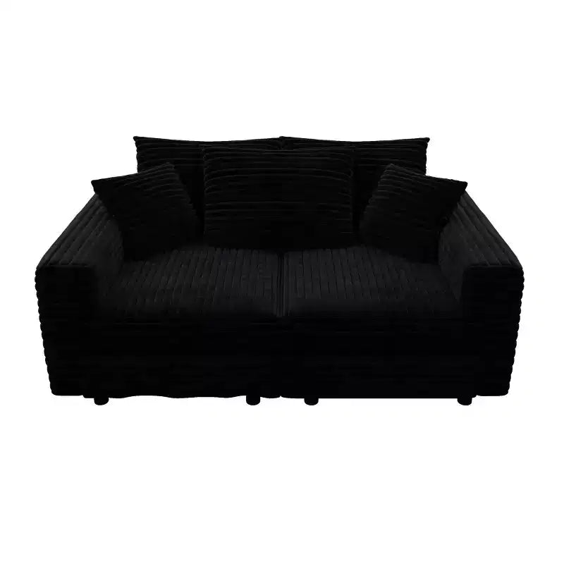 Modular Convertible Sectional Sofa, Deep Seat Couches with Soft Pillows, Modern Cloud Sofa for Living Room, Bedroom, or Apartment-Panipeachy