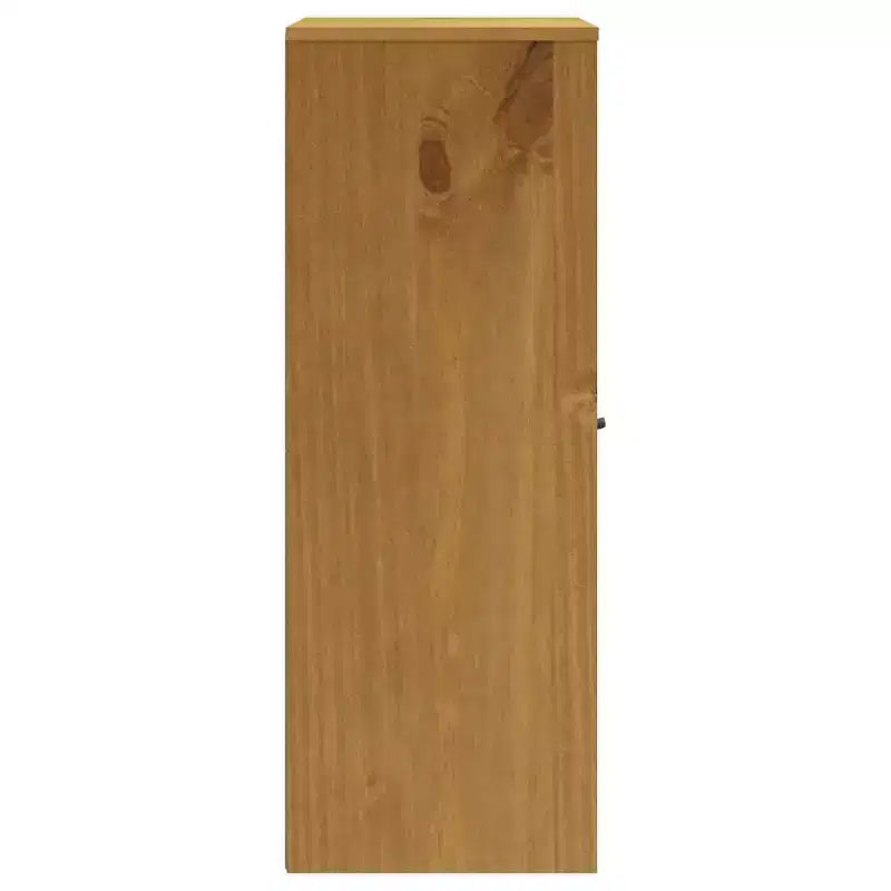 vidaXL FLAM Top for Highboard with Glass Doors Solid Wood Pine