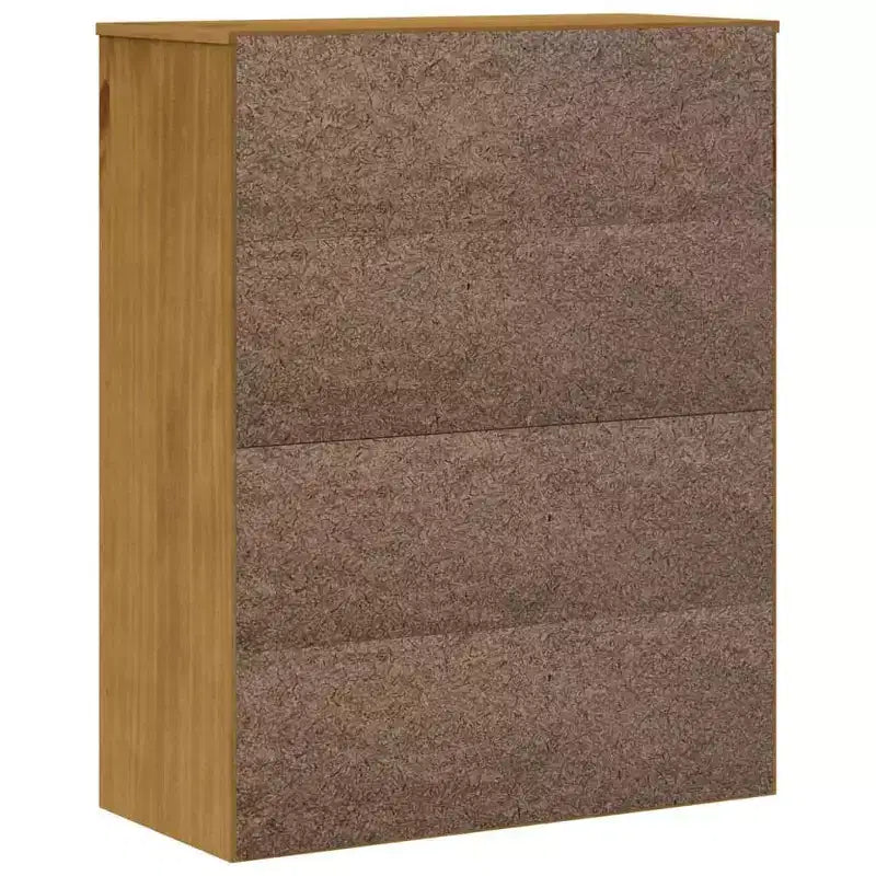 vidaXL FLAM Top for Highboard with Glass Doors Solid Wood Pine