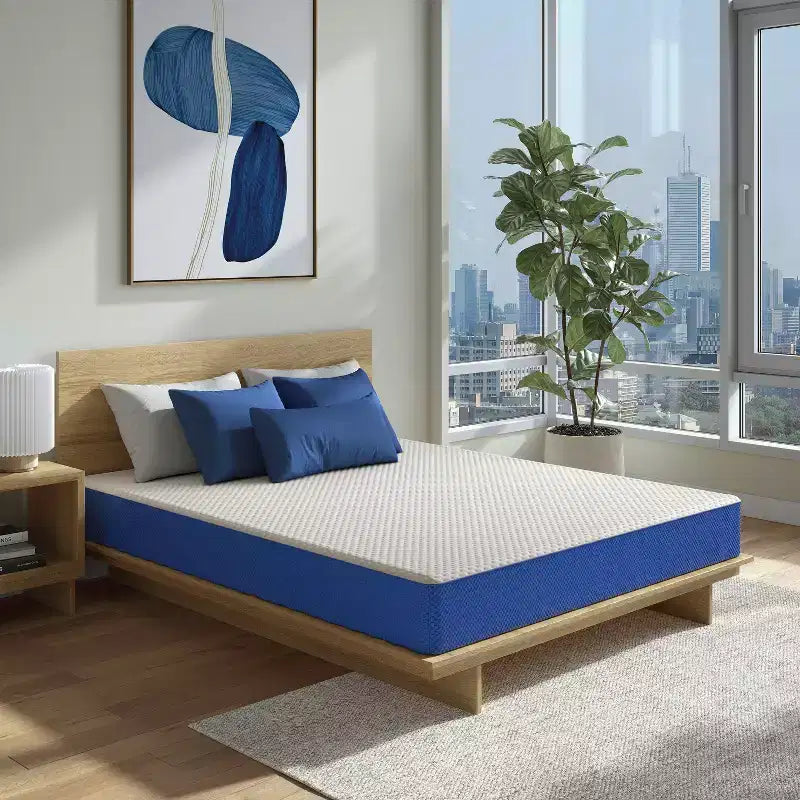Boyd Sleep 8 Memory Foam Spring Hybrid Mattress - Medium Firm, Cooling Gel Foam