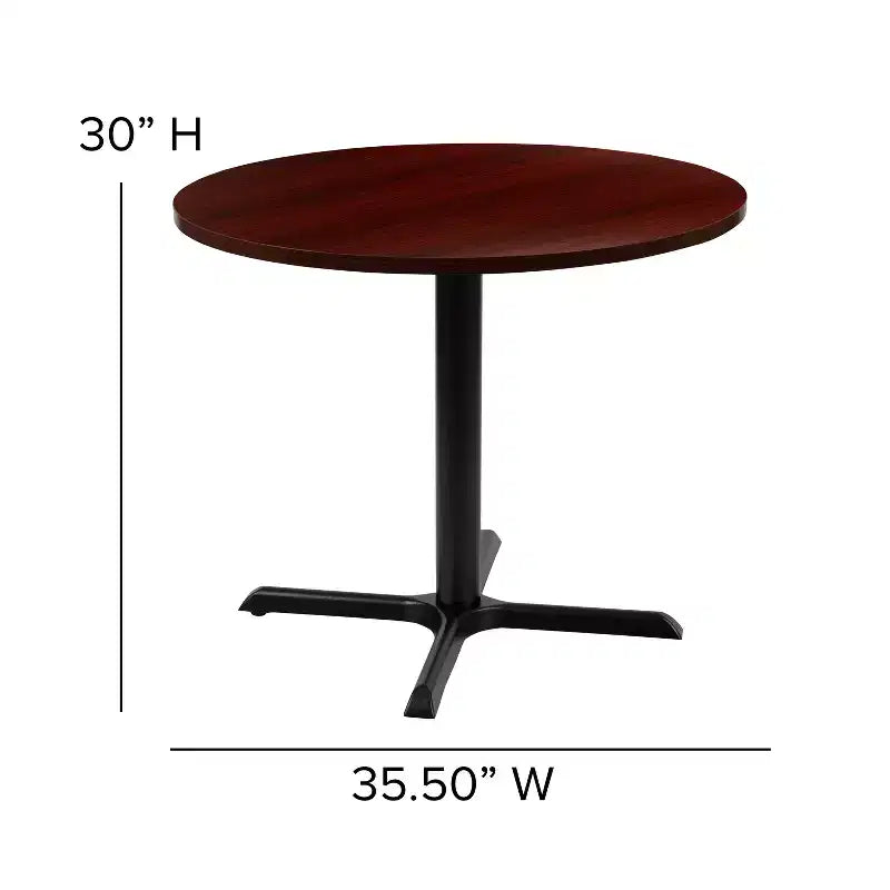 Flash Furniture 36 Round Multi-Purpose Conference Table - Meeting Table for Office