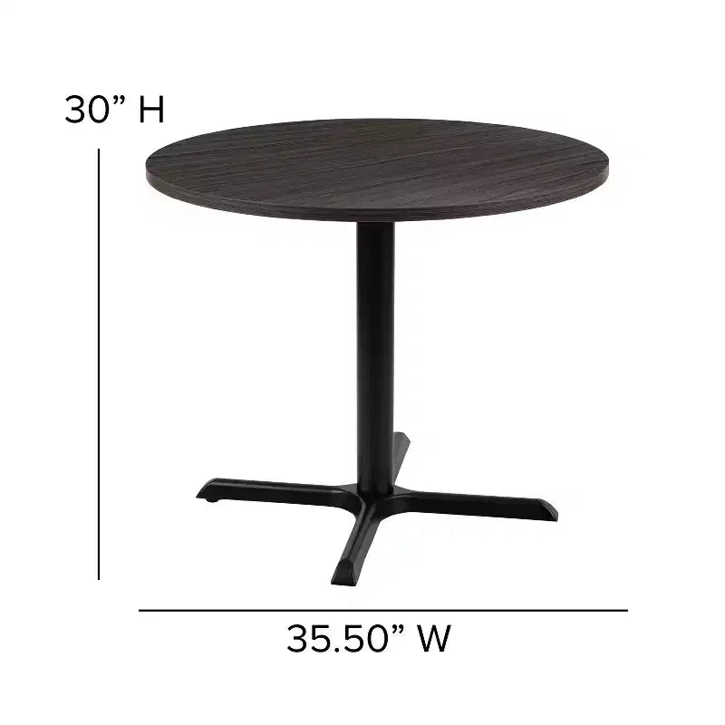 Flash Furniture 36 Round Multi-Purpose Conference Table - Meeting Table for Office