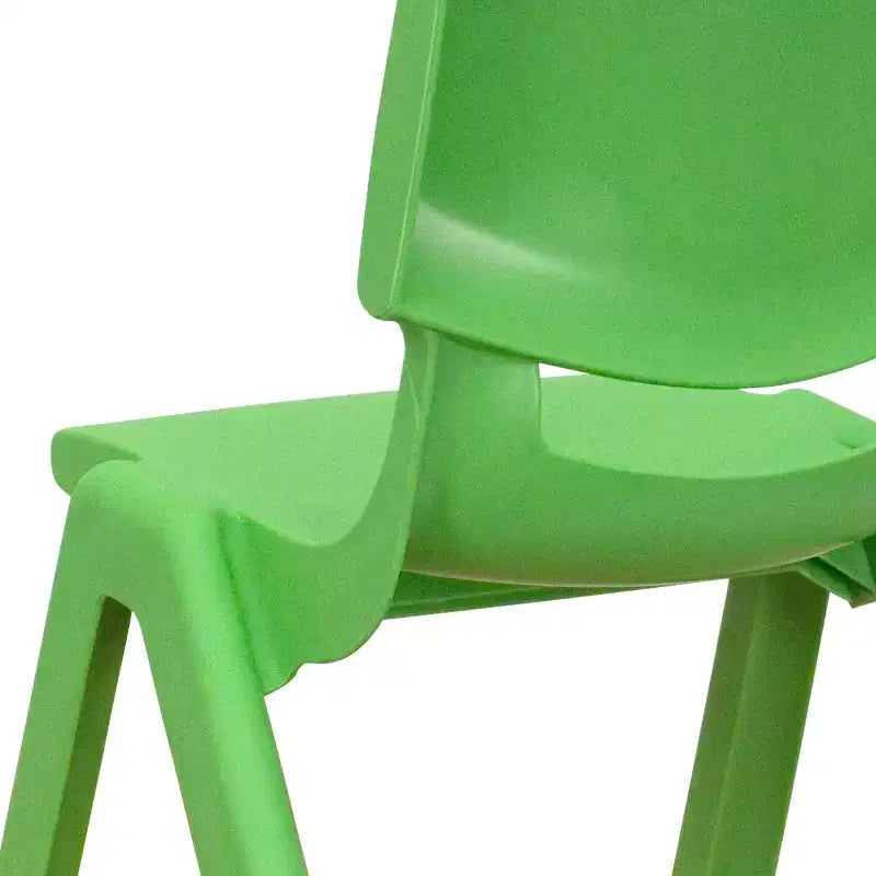 Flash Furniture 2 Pack Plastic Stackable School Chair with 10.5 Seat Height