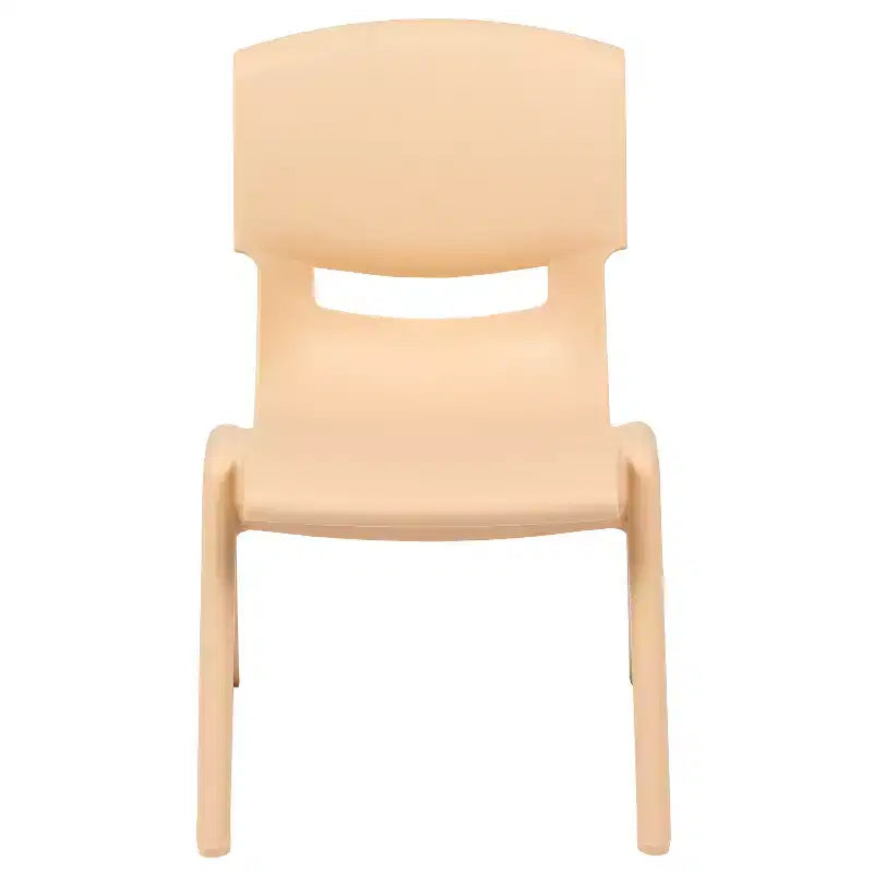 Flash Furniture 2 Pack Plastic Stackable School Chair with 10.5 Seat Height