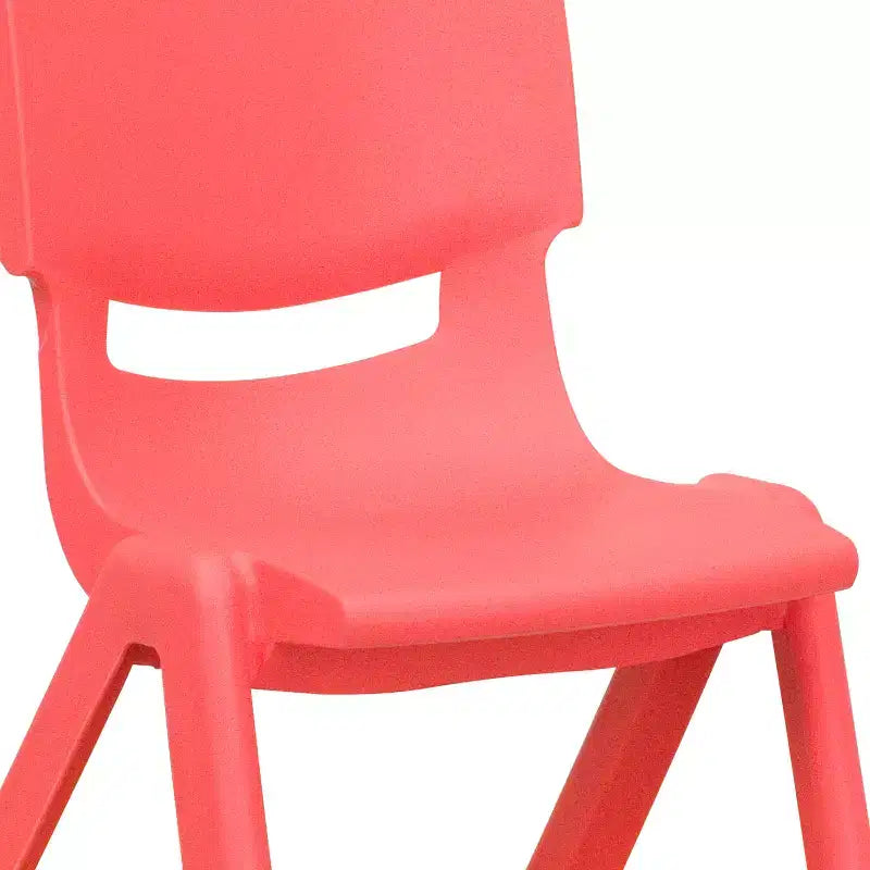 Flash Furniture 2 Pack Plastic Stackable School Chair with 10.5 Seat Height
