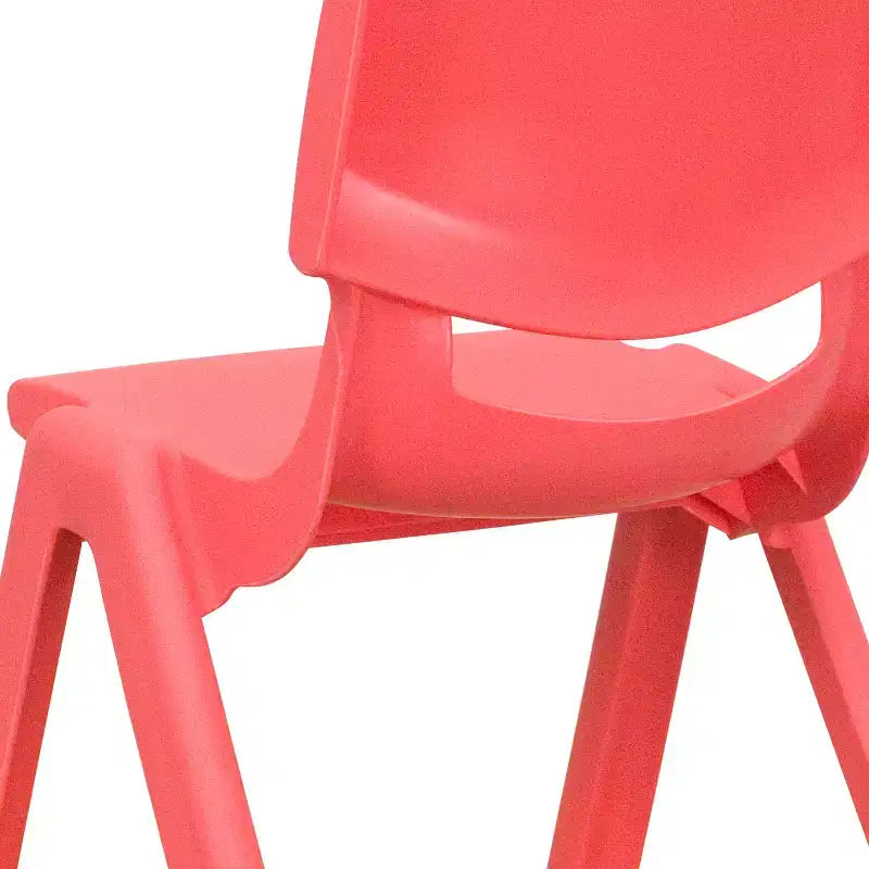 Flash Furniture 2 Pack Plastic Stackable School Chair with 10.5 Seat Height
