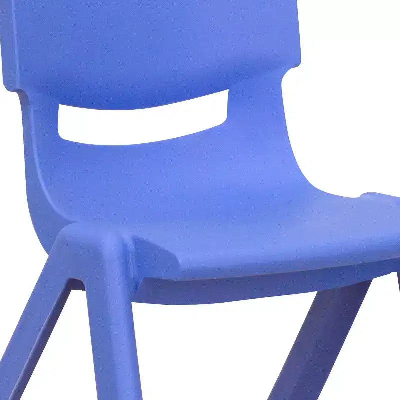 Flash Furniture 2 Pack Plastic Stackable School Chair with 10.5 Seat Height