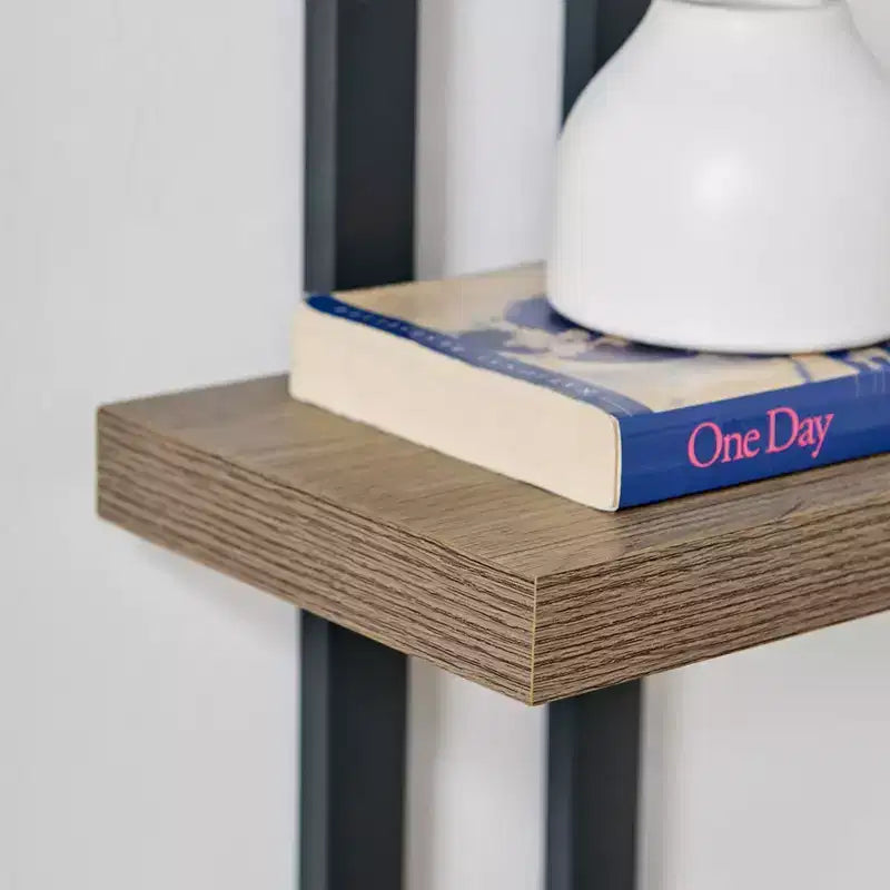 36 x 11 4 Tier Ladder Bracket Floating Wall Shelf Unit - Danya B.