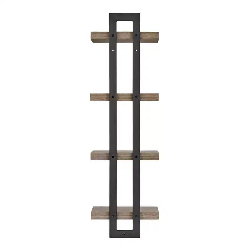 36 x 11 4 Tier Ladder Bracket Floating Wall Shelf Unit - Danya B.