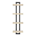 36 x 11 4 Tier Ladder Bracket Floating Wall Shelf Unit - Danya B.