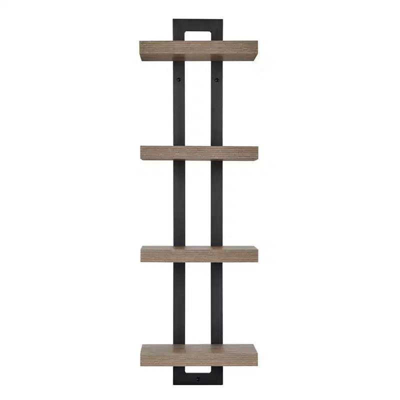 36 x 11 4 Tier Ladder Bracket Floating Wall Shelf Unit - Danya B.