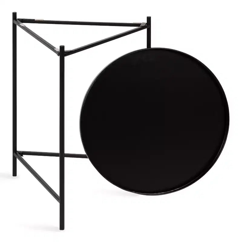 Kate and Laurel Ulani Round Metal Accent Table Set