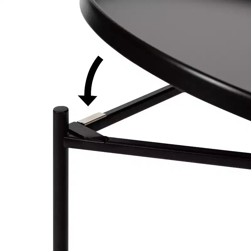 Kate and Laurel Ulani Round Metal Accent Table Set