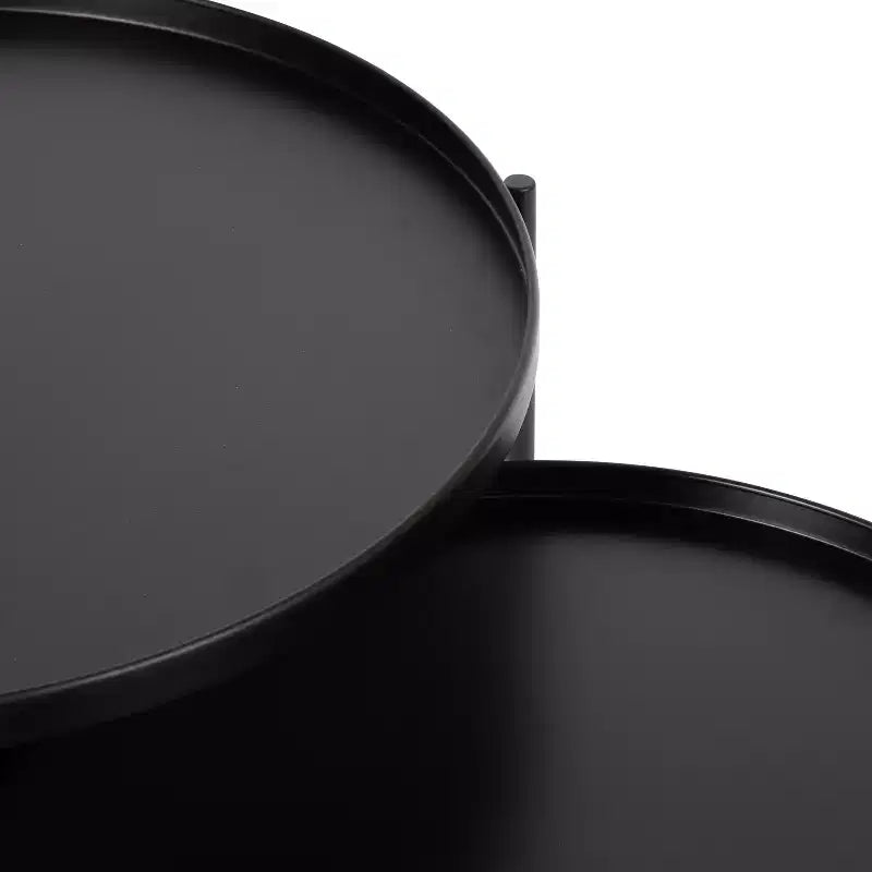 Kate and Laurel Ulani Round Metal Accent Table Set