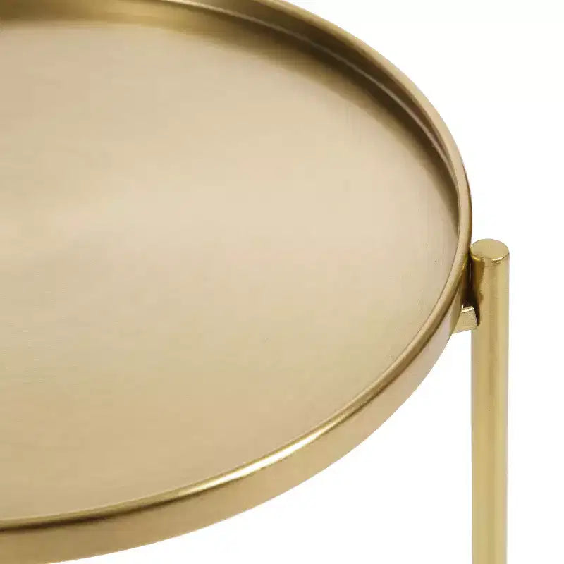Kate and Laurel Ulani Round Metal Accent Table Set