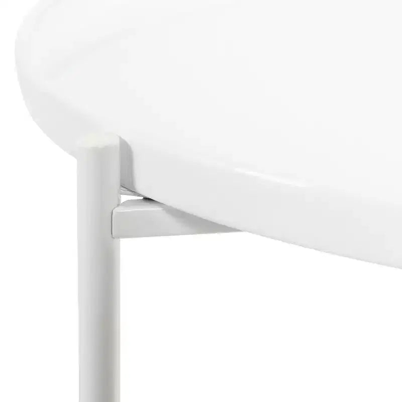 Kate and Laurel Ulani Round Metal Accent Table Set